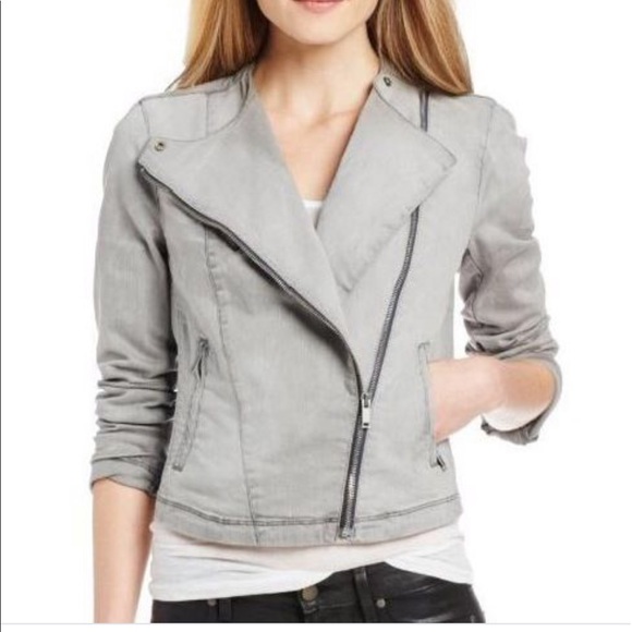 Calvin Klein Denim Moto Jackett - Picture 1 of 5